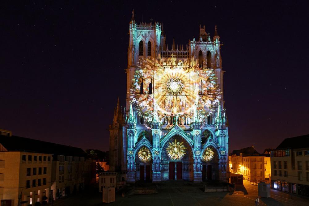 Chroma Illuminations Cathédrale d'Amiens