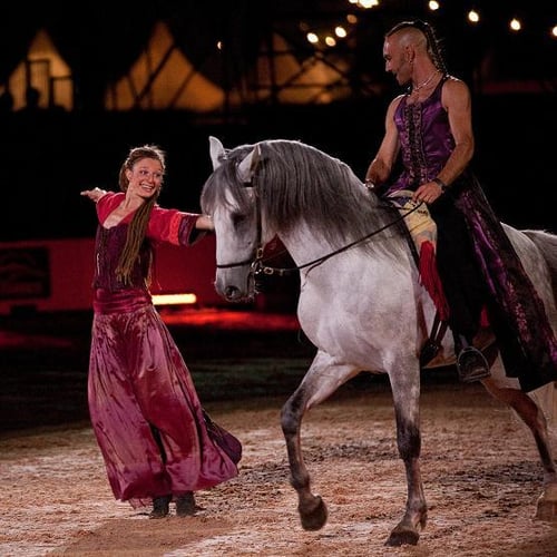 Le Cheval Rouge cirque équestre 2