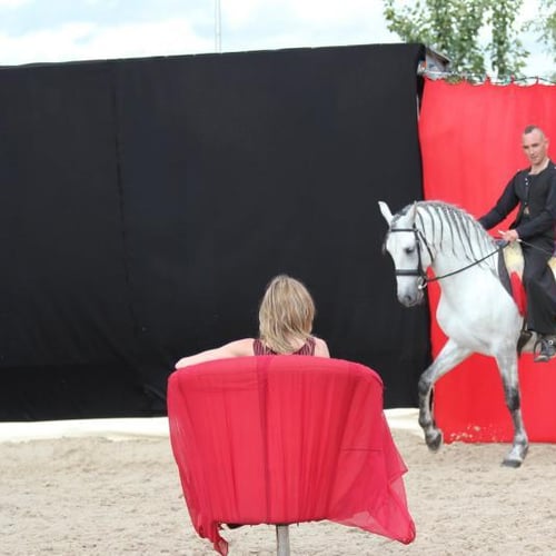 Le Cheval Rouge cirque équestre 11
