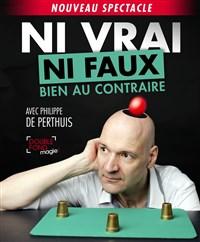 Ni vrai ni faux bien au contraire avec Philippe de Perthuis