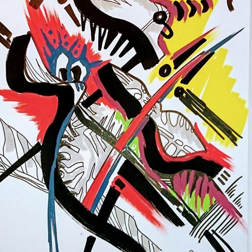 peinture sur vélin