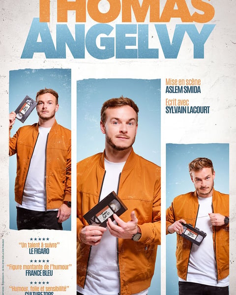 affiche spectacle Thomas Angelvy
