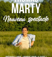 affiche spectacle Thomas Marty