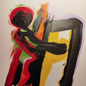 peinture sur toile, 44x56cm