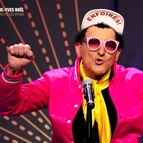 Coluche imité par Pierre-Yves Noël