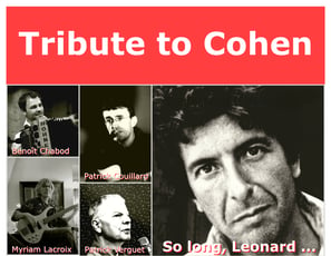 affiche Tribute to Cohen