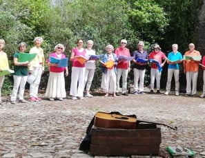Le choeur Un peu d'airs à Montrieux-le-vieux