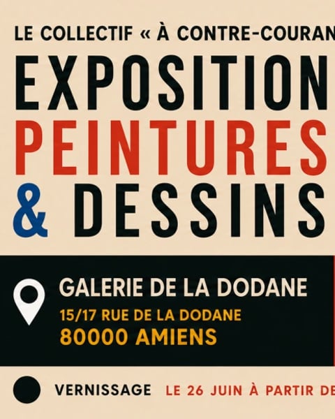 Affiche exposition juin 2026