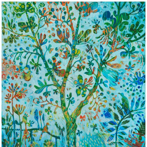 "L'arbre de vie" - Peinture contemporaine, art spirituel de l'artiste peintre Christine Garuet