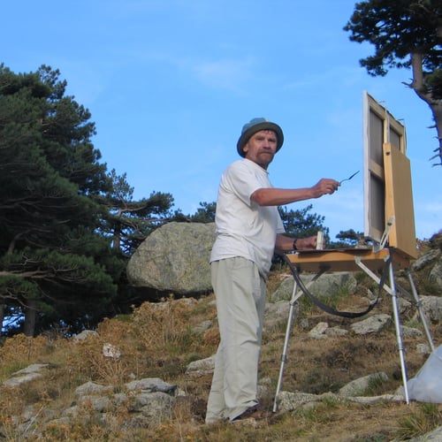 Nikolaï Kouzmine au col de Bavella en 2005
