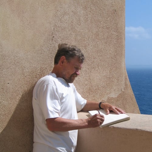 Nikolaï Kouzmine à Bonifacio en 2005