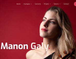 Manon Galy, violon