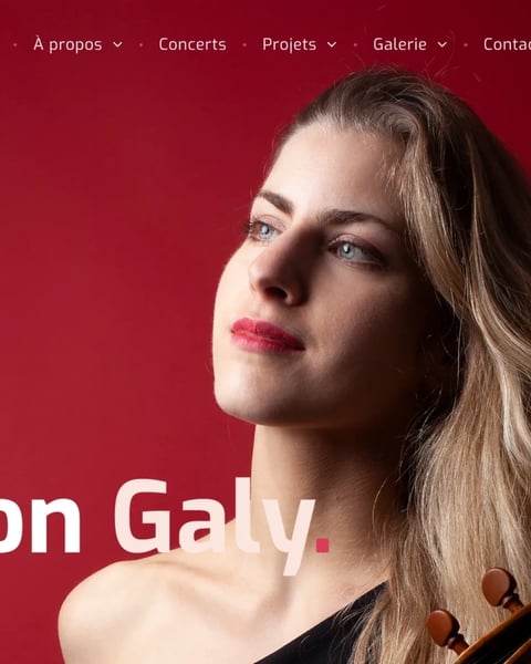 Manon Galy, violon
