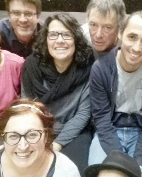 La troupe du Sanbethéâtre de Sain Bel