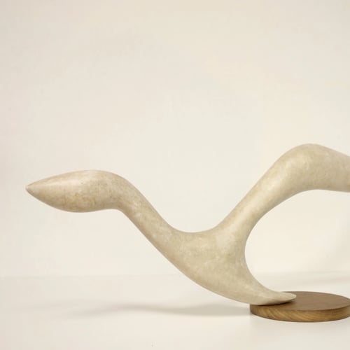 sculpture ATTRAPE MOI SI TU PEUX, bois
