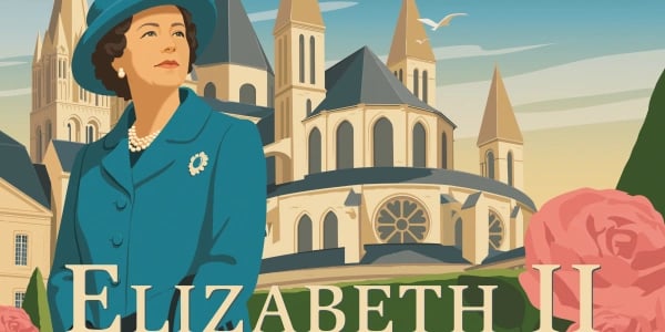Exposition : "Elizabeth II, retour à l'Abbaye de Guillaume"