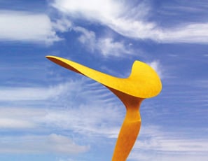 Sculpture en résine composite L'Épanouissement, médaille d'or au Concours International de Sculpture aux J.O de Pékin 2008, par Joël Strill, sculpteur